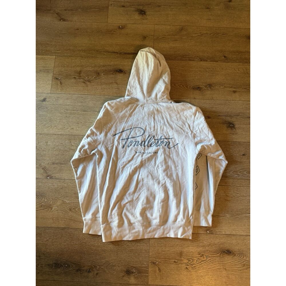 Pendleton Mens White Graphic Pullover Sweatshirt … - image 1